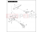 Harley-Davidson 2006 SOFTAIL HERITAGE SOFTAIL CLASSIC  - FLSTC TAIL LAMP - FXSTD/I