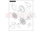 Harley-Davidson 2006 SOFTAIL HERITAGE SOFTAIL CLASSIC  - FLSTCI FRONT WHEEL