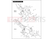 Harley-Davidson 2006 VRSC VRSCA V-ROD  - VRSCA FRAME & JIFFY STAND