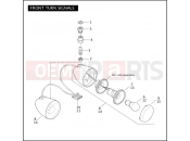 Harley-Davidson 2006 VRSC VRSCD NIGHT ROD  - VRSCD FRONT TURN SIGNALS