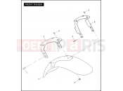 Harley-Davidson 2006 VRSC VRSCD NIGHT ROD  - VRSCD 105 FRONT FENDER