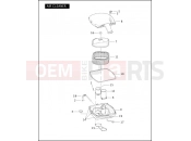 AIR CLEANER - Harley-Davidson CVO V-ROD - VRSCSE 2005