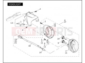 HEADLIGHT - Harley-Davidson CVO V-ROD - VRSCSE 2005