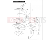 INSTRUMENTS & COVERS - Harley-Davidson CVO V-ROD - VRSCSE 2005