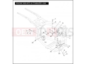 ENGINE MOUNTS & STABILIZER LINK - Harley-Davidson DYNA LOW RIDER - FXDL 2005