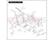 Harley-Davidson 2005 SOFTAIL SOFTAIL DELUXE  - FLSTN FRAME & JIFFY STAND