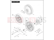 Harley-Davidson 2005 SOFTAIL NIGHT TRAIN  - FXSTB FRONT WHEEL (1 OF 2)