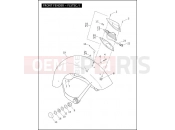 HARLEY-DAVIDSON NIGHT TRAIN  - FXSTBI FRONT FENDER - FLSTSC/I