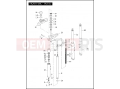 HARLEY-DAVIDSON NIGHT TRAIN  - FXSTBI FRONT FORK - FXSTD/I