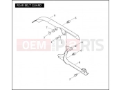 HARLEY-DAVIDSON NIGHT TRAIN  - FXSTBI REAR BELT GUARD