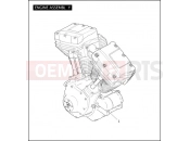 Harley-Davidson 2005 TOURING ROAD KING CUSTOM  - FLHRSI ENGINE ASSEMBLY - TWIN CAM 88â¢