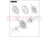 Harley-Davidson 2005 TOURING ELECTRA GLIDE STANDARD  - FLHTI REAR WHEEL