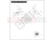 CAM COVERS - FRONT SHOWN - Harley-Davidson VRSCA V-ROD 98 - VRSCA 98 2005