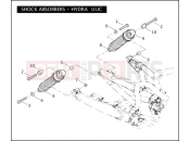 SHOCK ABSORBERS - HYDRAULIC - Harley-Davidson VRSCA V-ROD 98 - VRSCA 98 2005