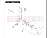 Harley-Davidson 2004 DYNA DYNA SUPER GLIDE  - FXD FRONT TURN SIGNALS