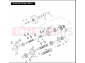 Harley-Davidson 2004 DYNA DYNA LOW RIDER  - FXDL TRANSMISSION GEARS