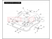 Harley-Davidson 2004 SIDECAR FLHT SIDECAR  - SIDECAR FOR FLHT LUGGAGE BOX (COVER)