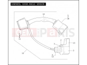 Harley-Davidson 2004 TOURING ROAD KING  - FLHRI HARNESS, BANK ANGLE SENSOR