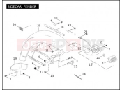 Harley-Davidson 2004 TOURING ULTRA CLASSIC  - FLHTCUI SIDECAR FENDER
