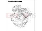 Harley-Davidson 2004 VRSC VRSCB V-ROD 98  - VRSCB 98 ENGINE ASSEMBLY - COMPLETE