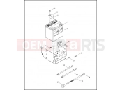 BATTERY, TRAY & CABLES - Harley-Davidson CVO ROAD KING - FLHRSEI 2002