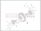 FRONT WHEEL - Harley-Davidson CVO ROAD KING - FLHRSEI 2002