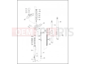 HARLEY-DAVIDSON SOFTAIL DEUCE  - FXSTD FRONT FORK - FXSTD/I