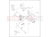 HARLEY-DAVIDSON SOFTAIL DEUCE  - FXSTD FUEL TANK - FXSTD