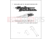 Harley-Davidson 2001 DYNA DYNA SUPER GLIDE  - FXD FUEL TANK TRIM (DECALS)