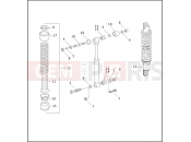 Harley-Davidson 2001 DYNA DYNA SUPER GLIDE T-SPORT  - FXDXT SHOCK ABSORBERS - HYDRAULIC