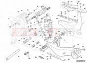 DUCATI 2000 Superbike 996 RS REAR SHOCK ABSORBER » SWING ARM