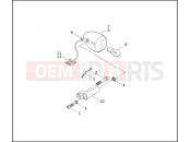 Harley-Davidson 2000 CVO/CUSTOM CVO DYNA SUPER GLIDE  - FXR4 FRONT TURN SIGNALS