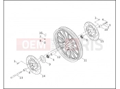Harley-Davidson 2000 DYNA DYNA SUPER GLIDE  - FXD FRONT WHEEL - CAST