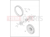 Harley-Davidson 2000 DYNA DYNA SUPER GLIDE  - FXD FRONT WHEEL - LACED