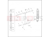 HARLEY-DAVIDSON DYNA WIDE GLIDE  - FXDWG SHOCK ABSORBERS - HYDRAULIC