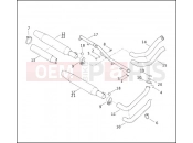 HARLEY-DAVIDSON SOFTAIL DEUCE  - FXSTD EXHAUST SYSTEM - FXST, FLSTC, FXSTS & FXSTB