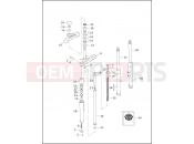 HARLEY-DAVIDSON SOFTAIL DEUCE  - FXSTD FRONT FORK - FXSTD