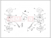 HARLEY-DAVIDSON SOFTAIL DEUCE  - FXSTD HANDLEBAR SWITCHES