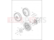 HARLEY-DAVIDSON SOFTAIL DEUCE  - FXSTD REAR WHEEL