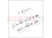 HARLEY-DAVIDSON SOFTAIL DEUCE  - FXSTD TRANSMISSION GEARS