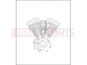 Harley-Davidson 1999 SOFTAIL SOFTAIL CUSTOM  - FXSTC ENGINE ASSEMBLY - COMPLETE