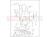 Harley-Davidson 1998 TOURING ELECTRA GLIDE STANDARD  - FLHT WIRING HARNESS, MAIN - FLHR & FLHRCI (2 OF 2)