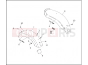 Harley-Davidson 1995 DYNA DYNA SUPER GLIDE  - FXD REAR FENDER