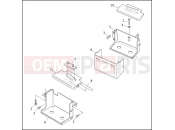 HARLEY-DAVIDSON DYNA WIDE GLIDE  - FXDWG BATTERY TRAY