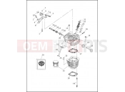 HARLEY-DAVIDSON SPRINGER SOFTAIL  - FXSTS CYLINDERS, VALVES & HEADS - V2â¢ EVOLUTION