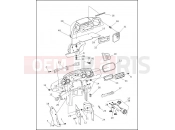 Harley-Davidson 1995 TOURING ELECTRA GLIDE STANDARD  - FLHT INNER FAIRING, RADIO CADDY & GAUGES