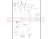Harley-Davidson 1995 TOURING ELECTRA GLIDE STANDARD  - FLHT WIRING HARNESS, FAIRING - FLTCU & FLTCUI