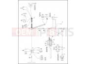 Harley-Davidson 1995 TOURING ELECTRA GLIDE STANDARD  - FLHT WIRING HARNESS, INTERCONNECT - FLHT - 1995 (2 OF 2)