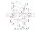 Harley-Davidson 1995 TOURING ELECTRA GLIDE STANDARD  - FLHT WIRING HARNESS, MAIN - FLHR & FLHRI