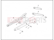 Harley-Davidson 1994 DYNA DYNA SUPER GLIDE CONVERTIBLE  - FXDS CONV REAR FENDER SUPPORTS